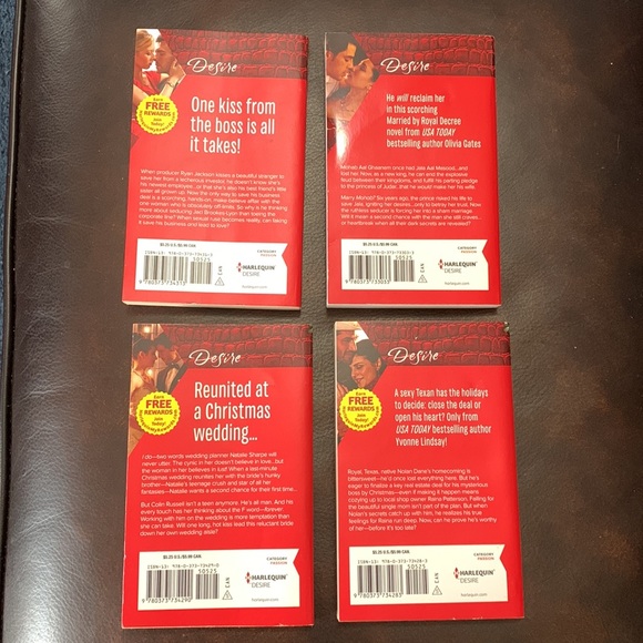 4 Book Bundle Harlequin Desire Romance - Picture 10 of 11